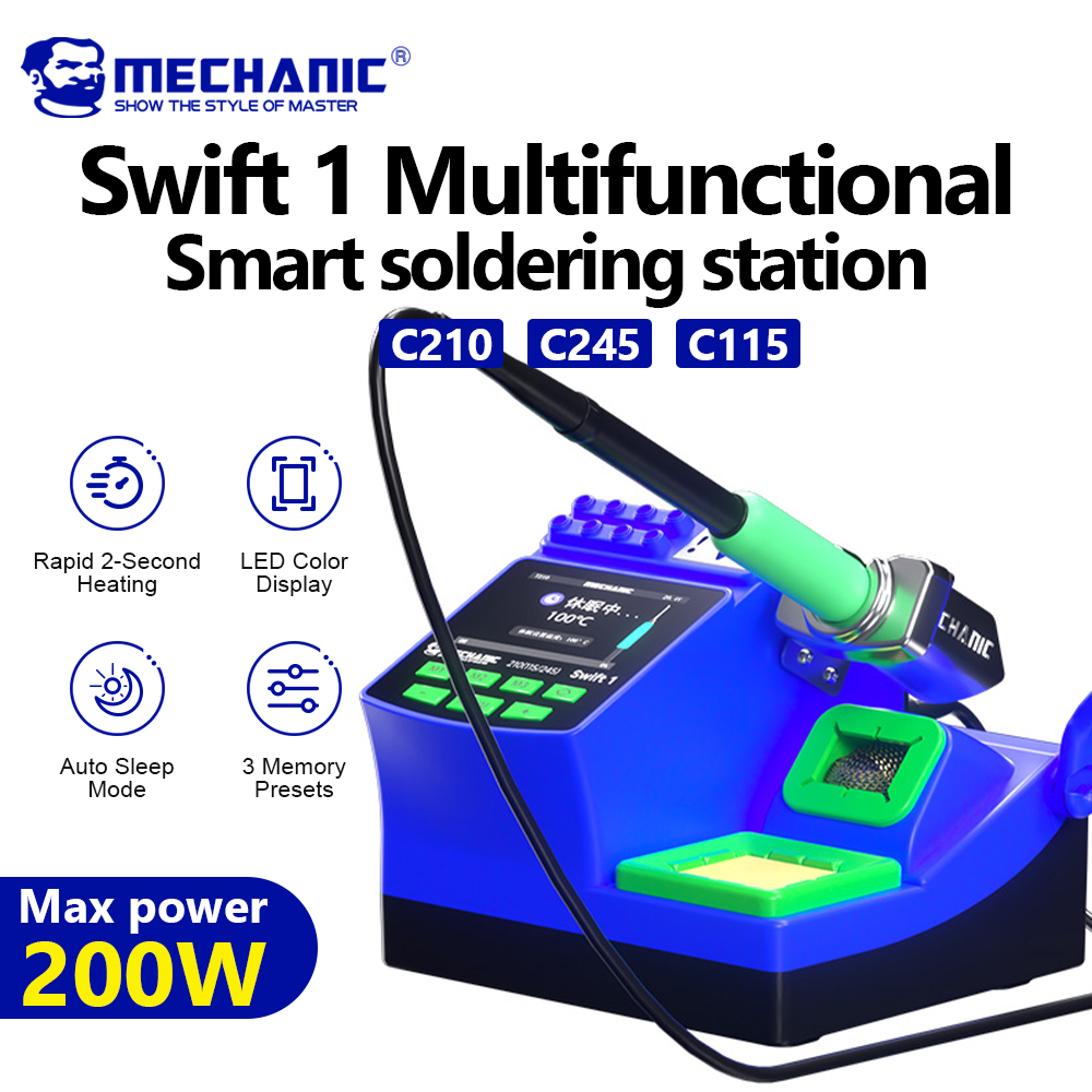 MECHANIC Swift 1 Digital Solde - C210 Precision Soldering Station 评论和价格
