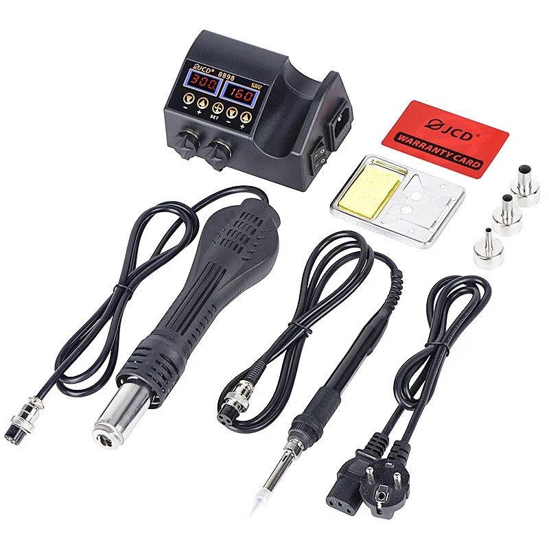 JCD 2 in 1 750W Soldering Stat - 2 In 1 Soldering Rework Station 750W 评论和价格