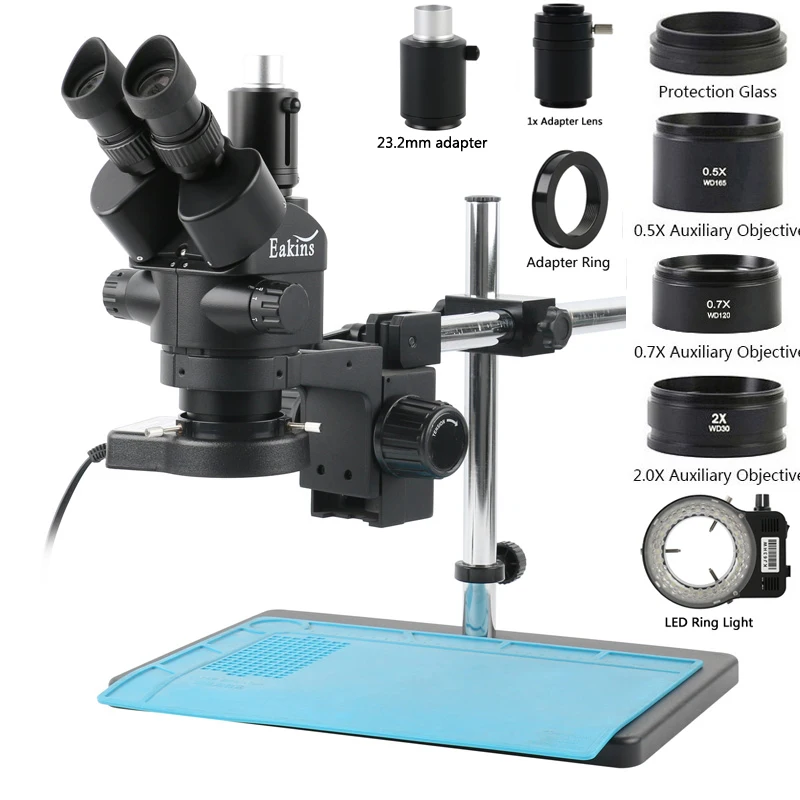 3.5X 7X 45X 90X Industrial Lab - Trinocular Stereo Microscope 7X-45X 评论和价格