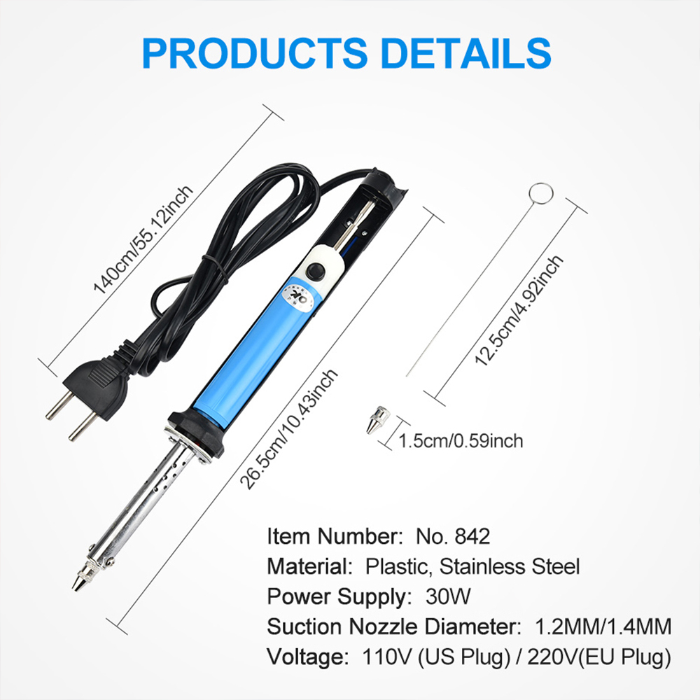 AC 110V/220V Electric Tin Suct - Desoldering Pump Electric Vacuum Station 评论和价格