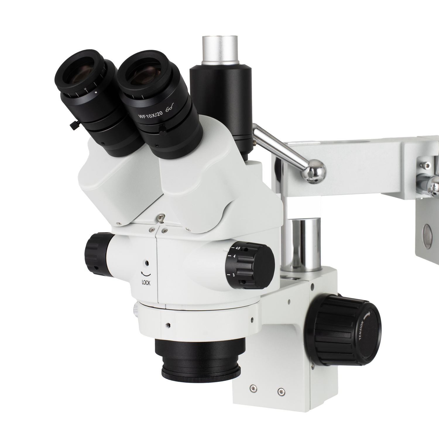 AmScope 7X-45X Magnification S - Trinocular Stereo Microscope 7X-45X 评论和价格