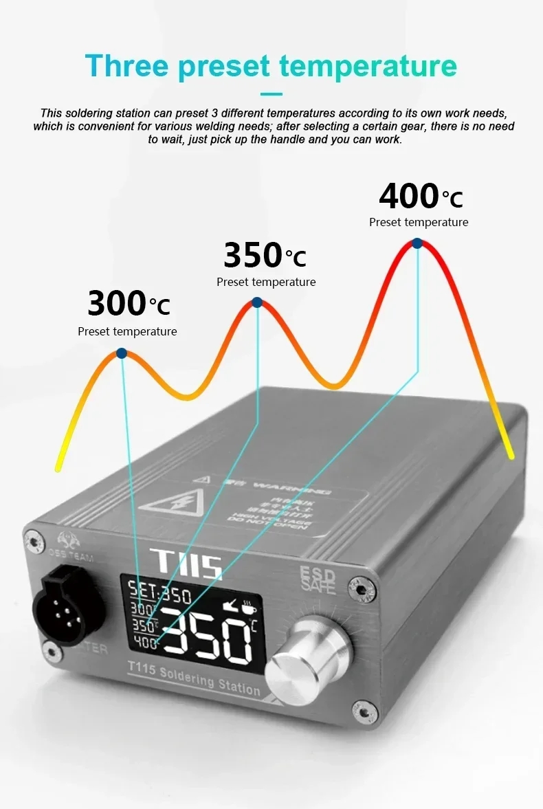 OSS T115 Micro Nano Electric S - C115 Nano Soldering Iron Station 评论和价格