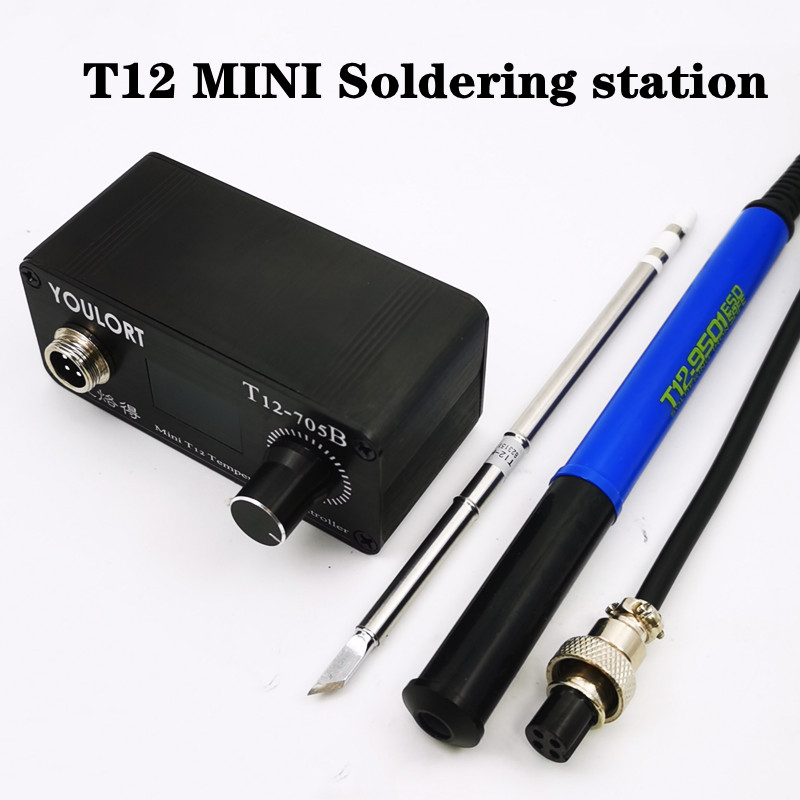 MINI T12-705B Soldering Iron s - T12 Soldering Station Oled 评论和价格