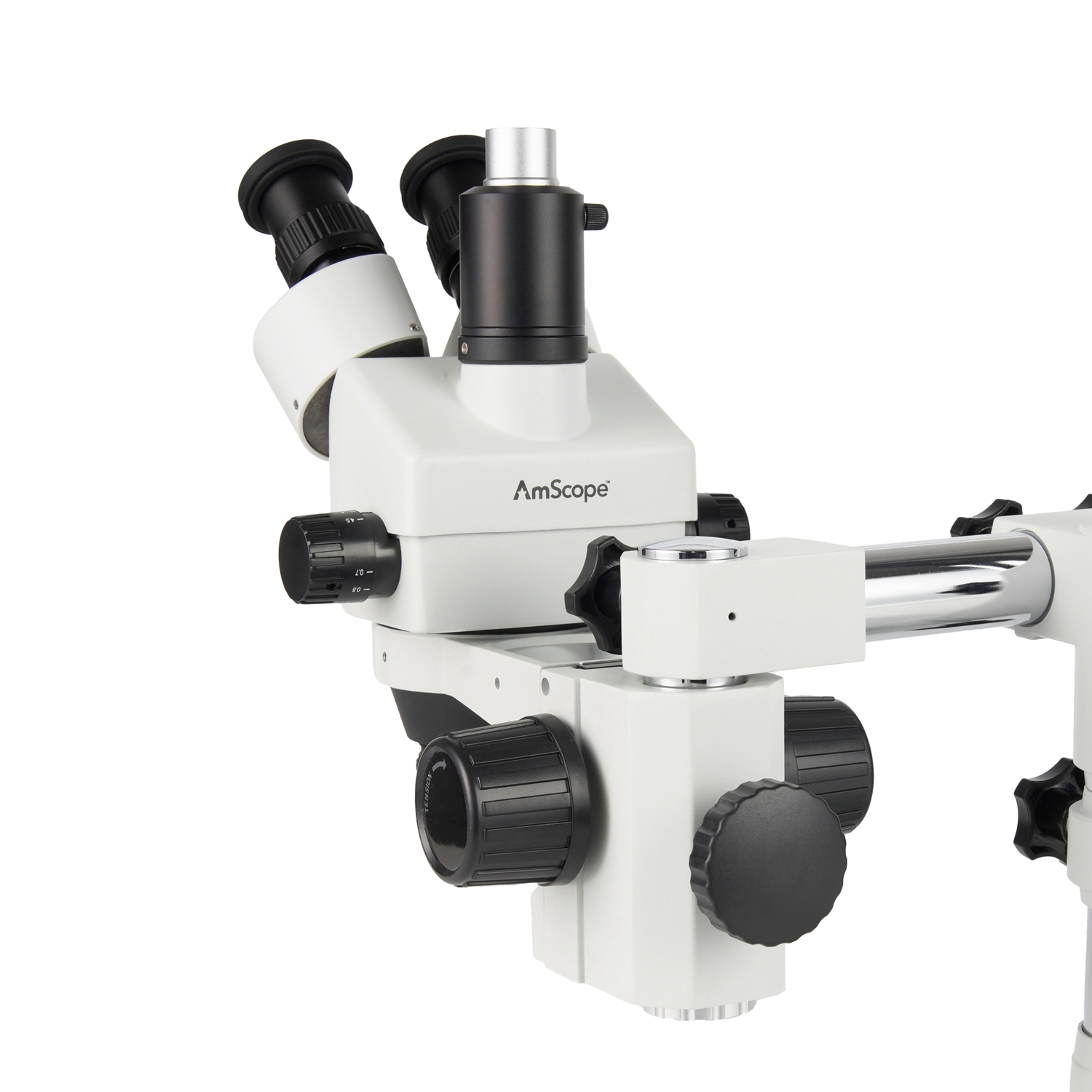 AmScope 7X-45X Magnification T - Trinocular Stereo Microscope 7X-45X 评论和价格