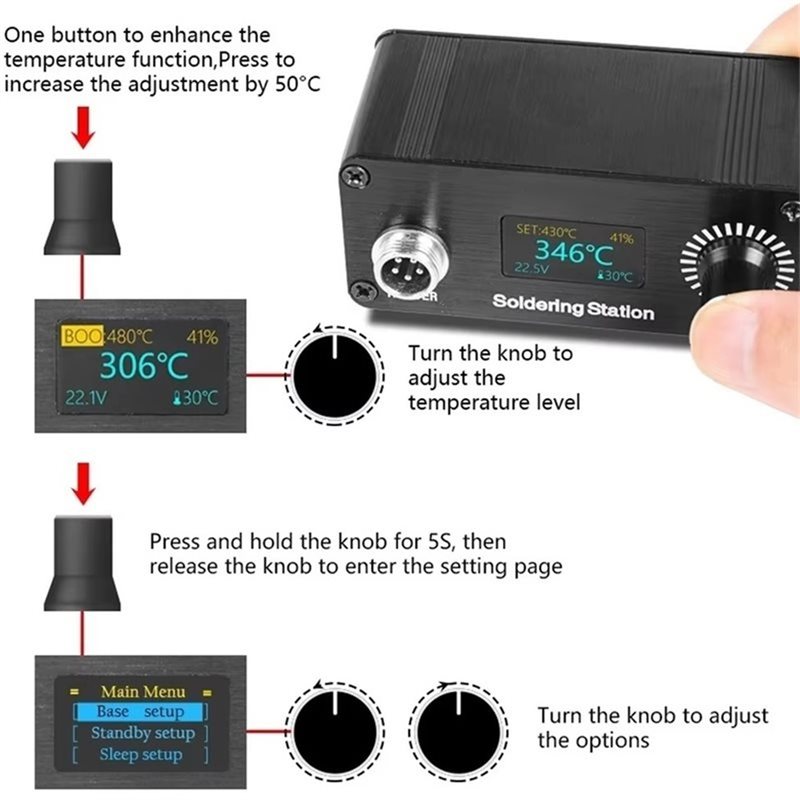 B23B T12 For Home Repairing So - T12 Soldering Station Oled 评论和价格