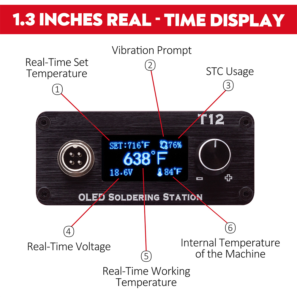 OLED T12 Soldering Iron Statio - T12 Soldering Station Oled 评论和价格