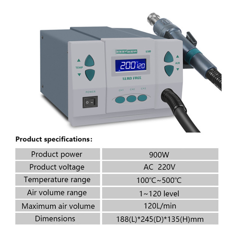 1000W220/110V 861DW HeatGun Le - Hot Air Rework Station 861Dw 评论和价格