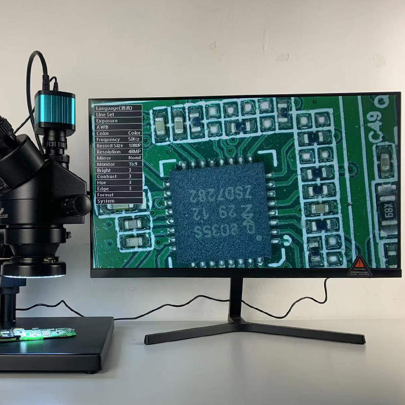 Simul-Focal 7X-45X Continuous  - Trinocular Stereo Microscope 7X-45X 评论和价格