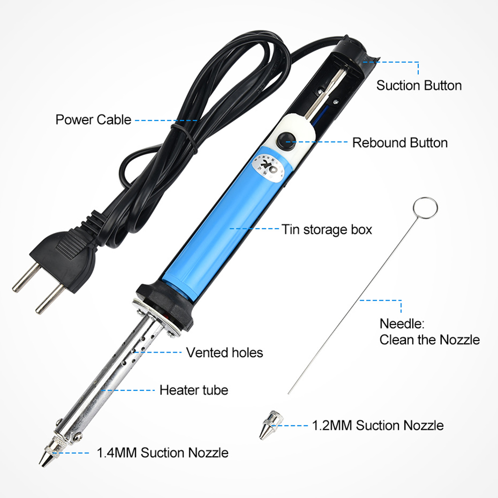 US 110V EU 220V Electric Tin S - Desoldering Pump Electric Vacuum Station 评论和价格