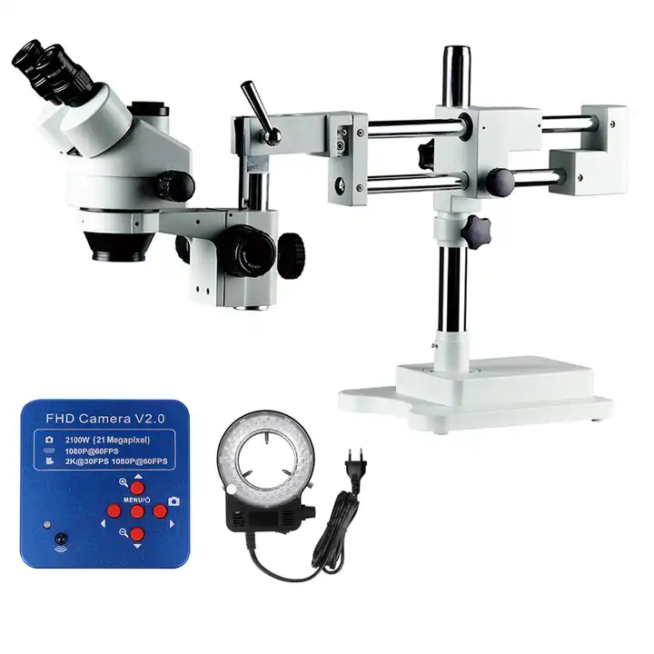 7X-45X Zoom Stereo Manufacturi - Trinocular Stereo Microscope 7X-45X 评论和价格
