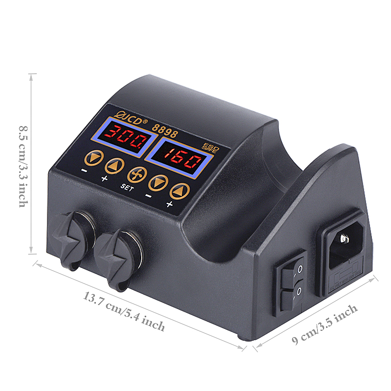 JCD 8898‑16 750W 2‑in‑1 LCD Di - 2 In 1 Soldering Rework Station 750W 评论和价格