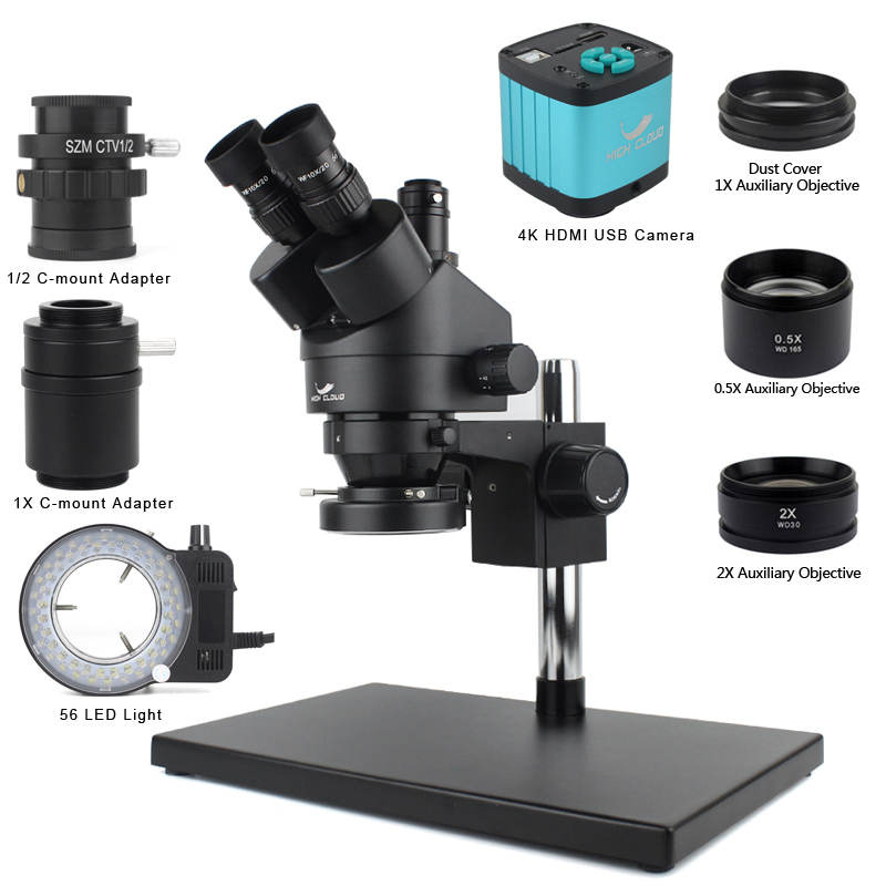 Phone PCB Soldering Repair Lab - Simul-Focal Industrial Microscope 4K Hdmi 评论和价格