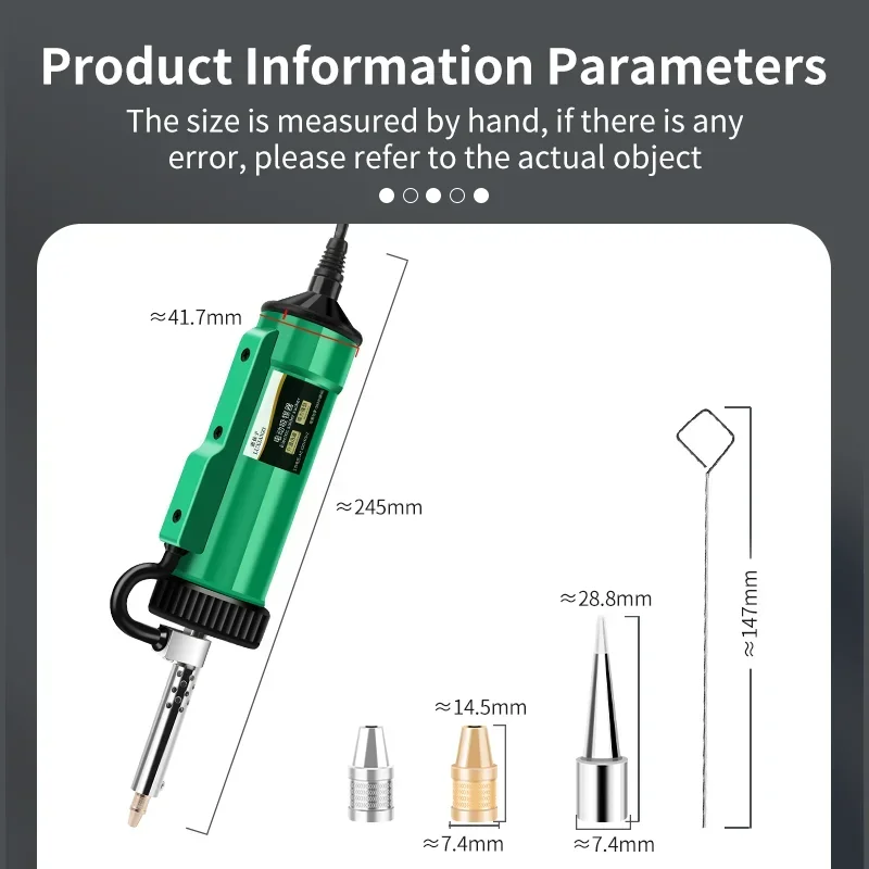 LUXIANZI New 3 In1 Automatic R - Desoldering Pump Electric Vacuum Station 评论和价格