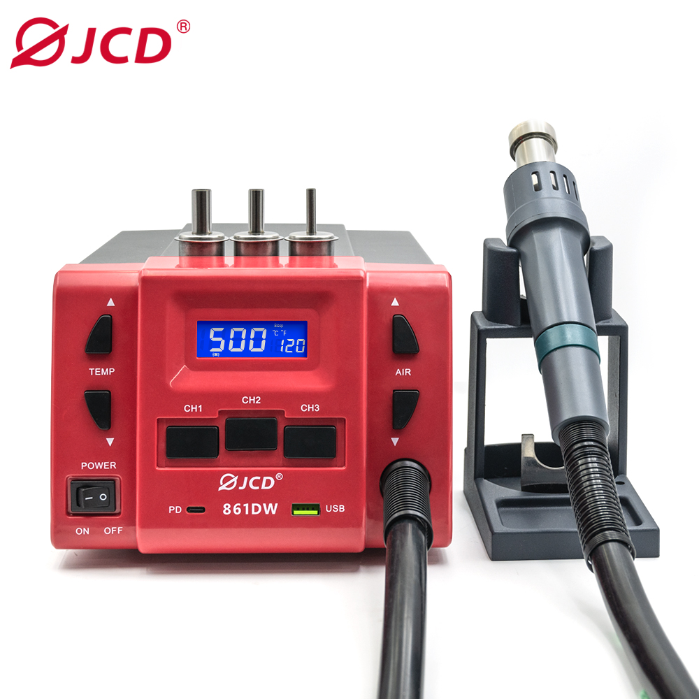 JCD 861DW Hot Air Gun 1000W Hi - Hot Air Rework Station 861Dw 评论和价格