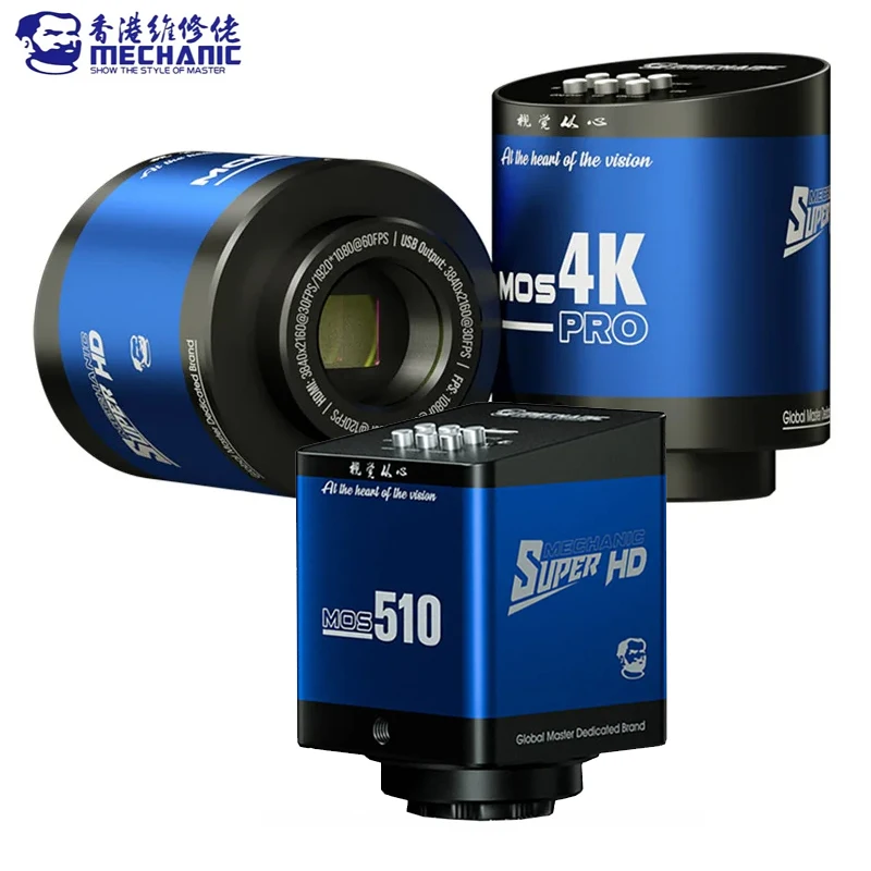 New MECHANIC IMX 307/415/678 S - 4K Microscope Camera Sony Sensor 评论和价格