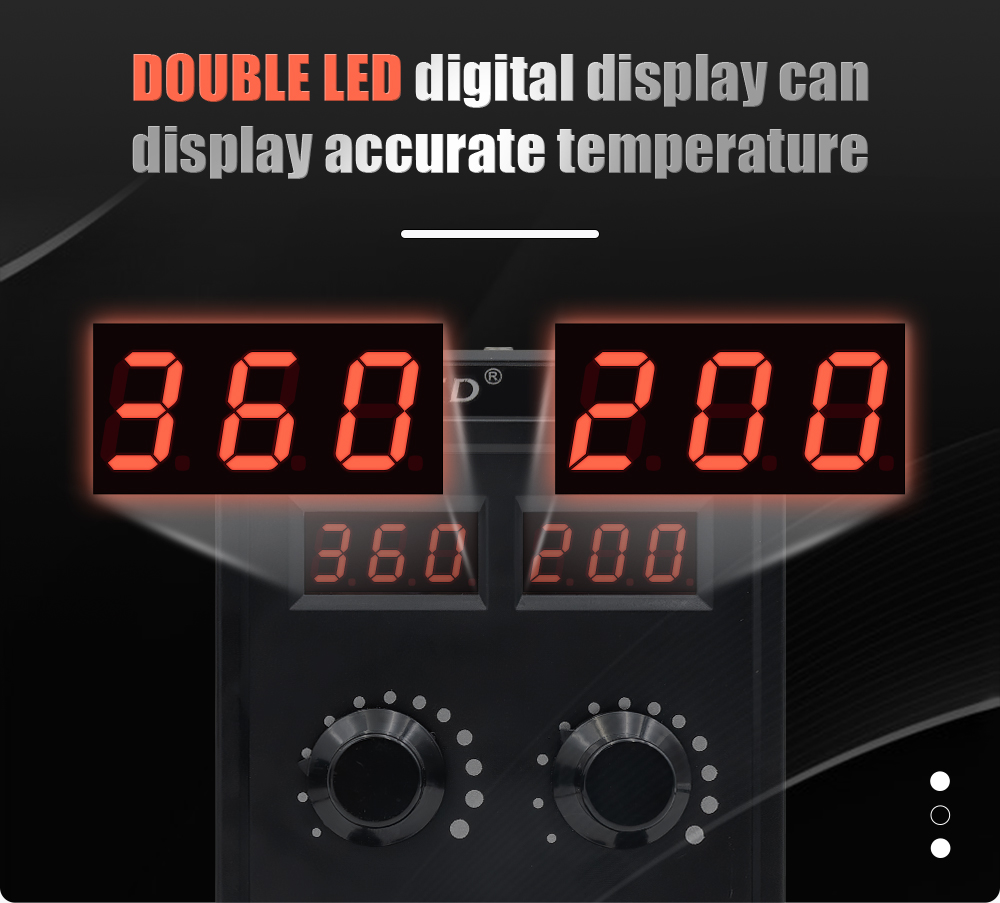 JCD 8586D Soldering Station 2  - 2 In 1 Soldering Rework Station 750W 评论和价格